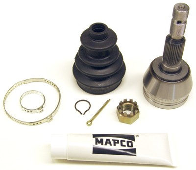RIDEX 5J0654 Kit Giunto Semiasse Anteriore Lato Ruota, Per Mercedes Classe M, ML, GL, Codice OE 1643302001