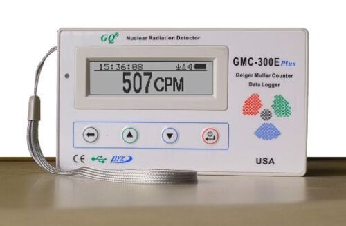 Enregistreur de données bêta gamma Geiger compteur de rayonnement nucléaire neuf GQ GMC-300E - Photo 1 sur 7