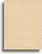 Parchment Style Business Cards - 25 Sheets / 250 Business Cards - 65lb Cover (17