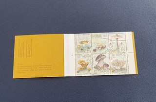 Schweden postfrisch Markenheftchen Pilze Cylinder 1