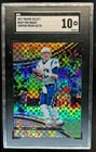 2017 Select Tom Brady Copper Prizm Field #62/75 Patriots SGC 10