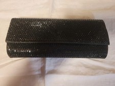 Women's Clutch Black Beads