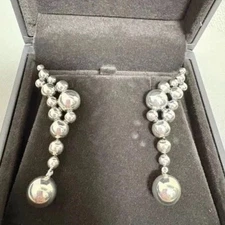 Georg Jensen Sterling Silver Moonlight Grapes Ear Cuffs / Earrings Right & Left