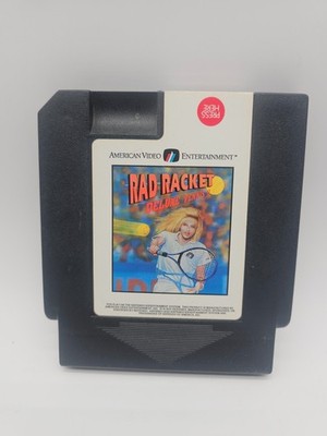 Rad Racket Deluxe Tennis 2 NES Cart only Clean! RARE!