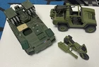 GI Joe Vehicles Set of 3 Loose