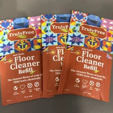 Truly Free floor cleaner refill x3 NON-TOXIC CHEMICAL FREE