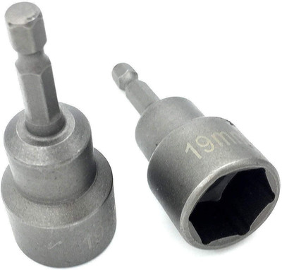 2Pc Leveling Scissor Rv-Jacks Socket Drill Adapter with 1/4 Quick Connect Hex Sh