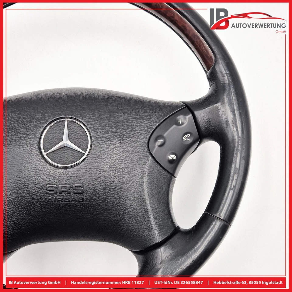 Lenkrad Leder & Holz A2034601003 2034601198 MERCEDES-BENZ W203 S203 MB - Bild 2 von 4