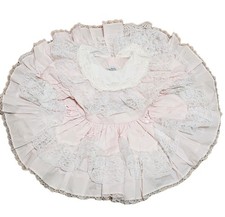 Vtg LILO California Girls Dress Size 2 T Pick Roses Rosebuds Lace Circle Skirt