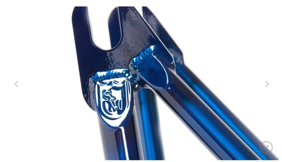 S&M ATF FRAME TRANS BLUE 24 INCH CRUISER 24" BMX BIKE BIKES SE BIG BIKE CLEAR - Imagem 4 de 4