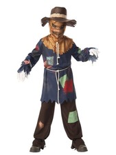 Sinister Scarecrow Costume for Kids - Size Small
