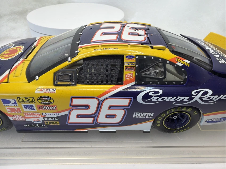 Jamie McMurray 2007 #26 Crown Royal FORD 1/24 Limited Edition # . Trunk Damage - Image 3 of 4