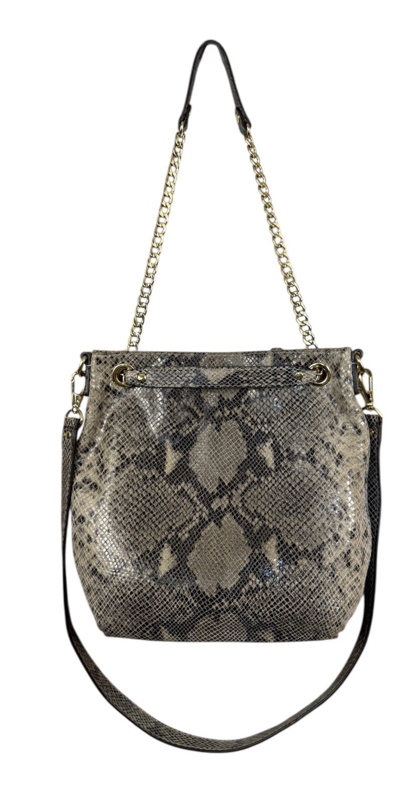 MICHAEL KORS Python/Leather JET SET Hobo Shoulder… - image 3