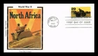 Dr Jim Stamps 29c World War II North Africa Colorano Silk Cachet First Day Cover