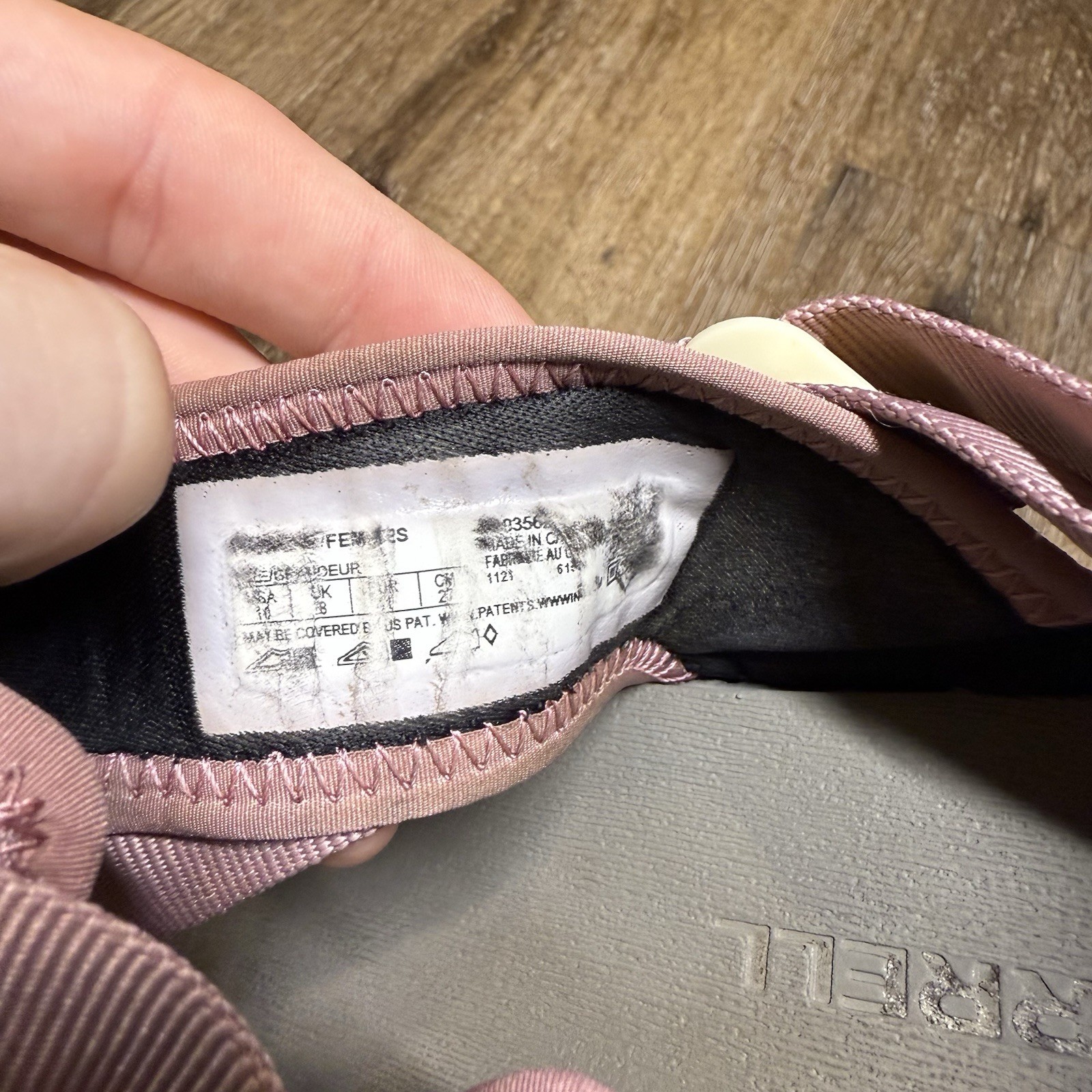 Sandali Merrell donna 10 Alpine Cush slide zeppa sport due cinturini scivoli escursionismo