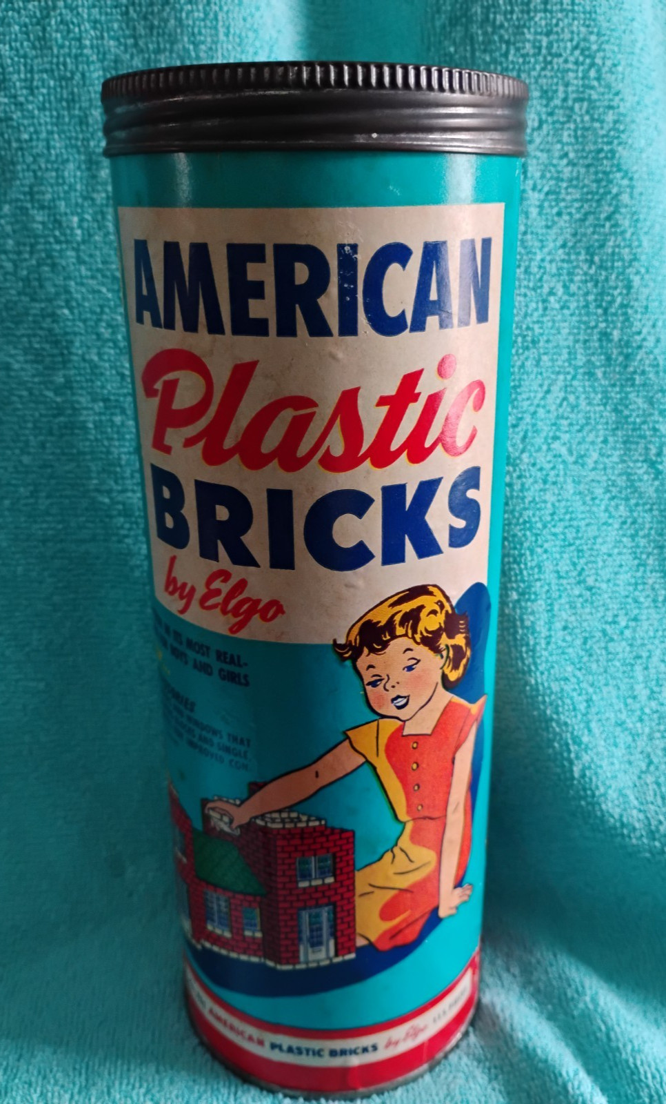 Vintage Toys-American Plastic Bricks by Elgo Company