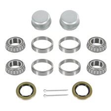 2 Sets Trailer Wheel Hub Bearings Kit L44643/L44610 Bearings 1.000" ID, OD