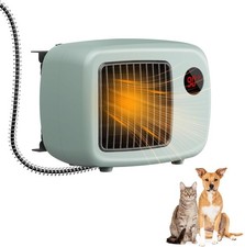 600W Dog House Heater with Anti-Bite Cord - Wall Mounted Outdoor Pet Warmer