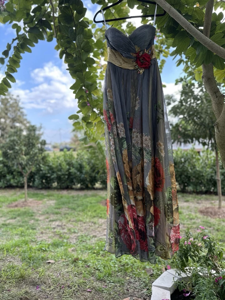 Vestido largo Tony Bowls talla 8 novias noche de criada  Foto 2 de 4