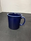 FIESTAWARE Dark Cobalt Blue Java Mug, Cup, 12 oz, Coffee, Tea, D Handle HLC USA
