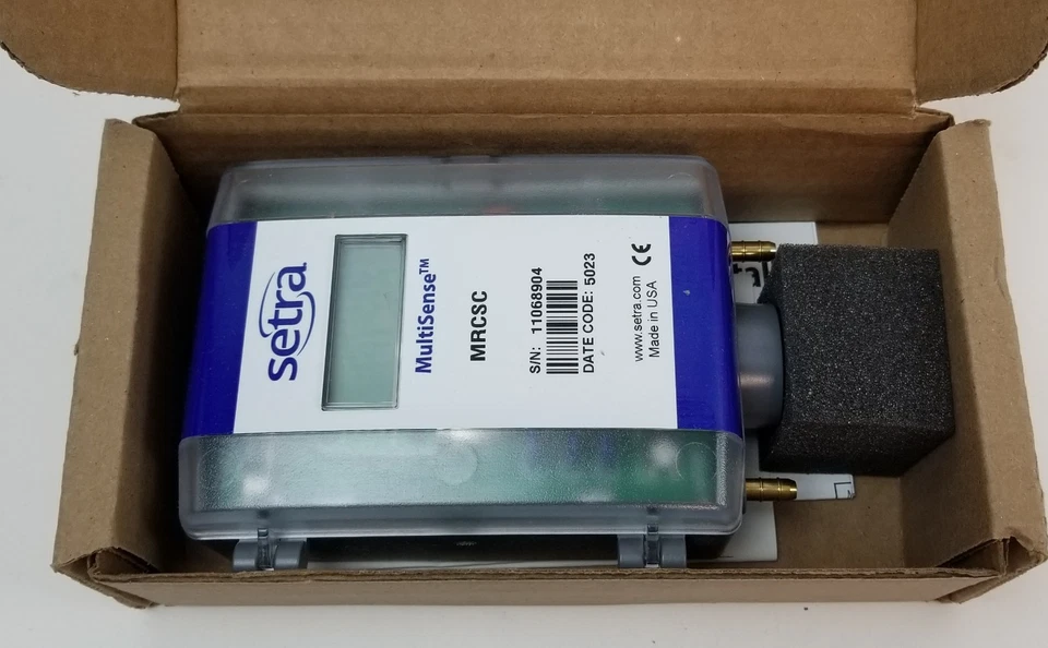 Setra MRCSC MultiSense Multi-Range Critical Pressure Transducer ±1 in WC NEW - Image 4 of 4