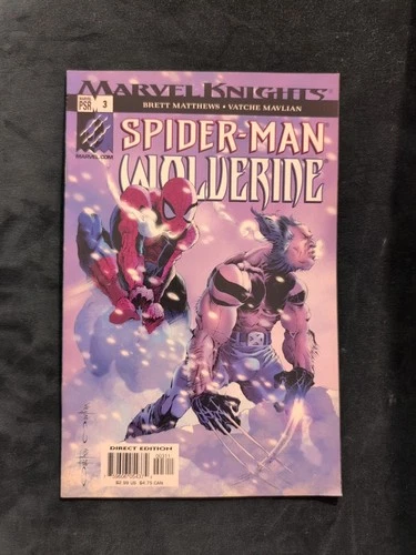 SPIDER-MAN WOLVERINE #3 SPIDER-MAN DIRECT EDITION X-MEN SPIDERMAN 1