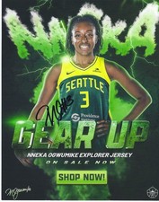 NNEKA OGWUMIKE Signed 8 x 10 Photo Seattle STORM WNBA Basketball FREE SHIPPING