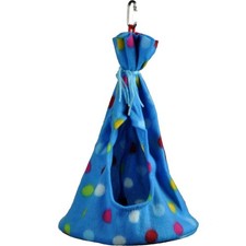 A & E Cages Happy Beaks Fleece Teepee Bird Hideout Medium