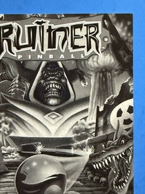 RUINER PINBALL   --  ATARI Jaguar Instruction Manual Booklet Only, NO GAME