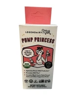 Legendary Milk Pump Princess Vegan Lactation Supplement 60 Capsules Exp 12/27