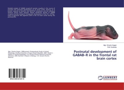 Postnatal development of GABAB¿R in the frontal rat brain cortex Mgr. Dmytro Kag