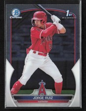 2023 Bowman #BCP-123 Jorge Ruiz Chrome Prospects 1st Los Angeles Angels