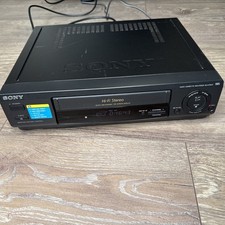 Sony SLV-678HF VCR 4-Head Hi-Fi Stereo VHS Player Recorder NO Remote /TESTED Vtg
