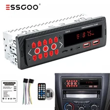 MP3 Player 1 DIN Car Radio Stereo Head Unit USB SD AUX Input FM/AM Bluetooth