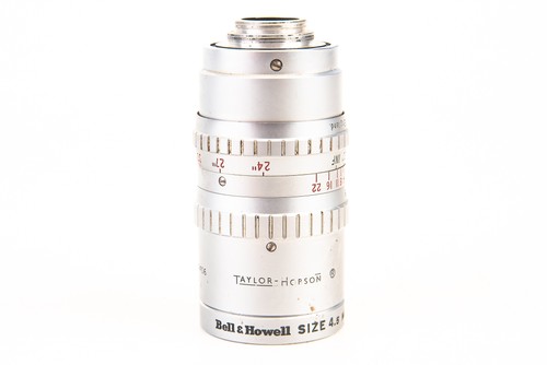 D Mount Taylor Hobson Bell & Howell 1.5 Inch 38mm f/1.9 Cine Lens with Cap V26 - Picture 6 of 7