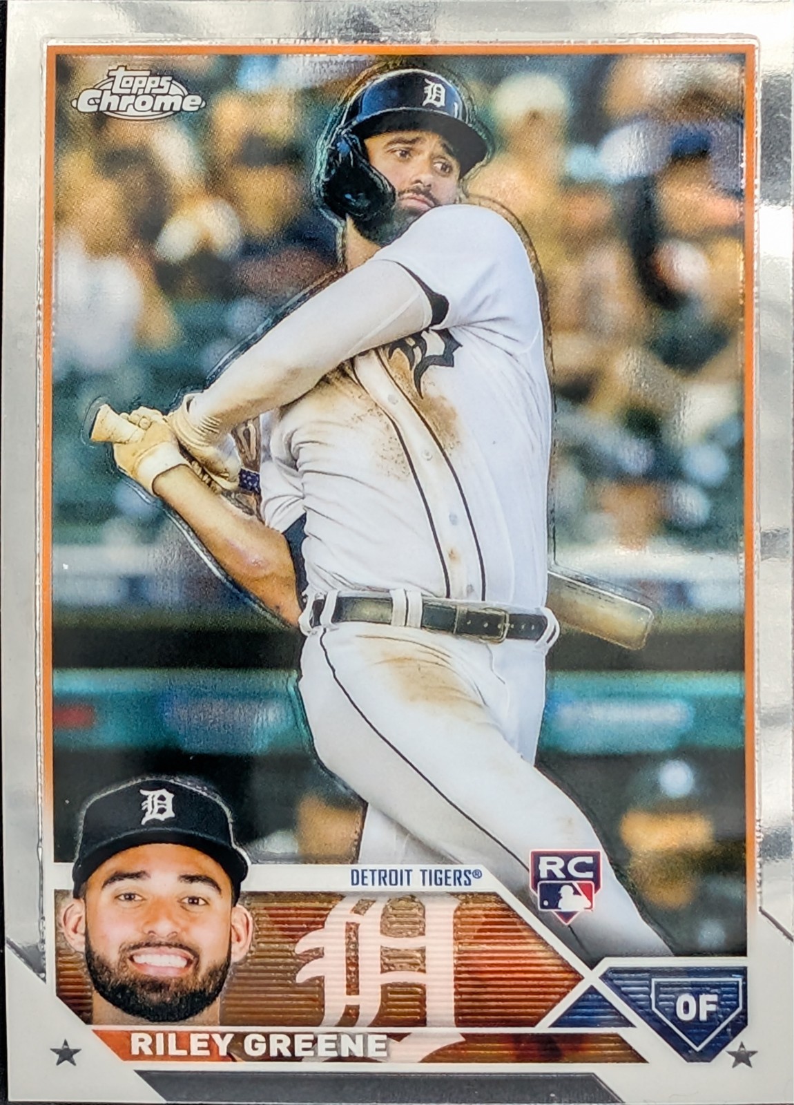 2023 Topps Chrome #182 Riley Greene Detroit Tigers RC