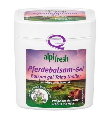 Alpi Fresh Horse Balm Gel with 12 Herbal Extracts, Warming, 250 ml
