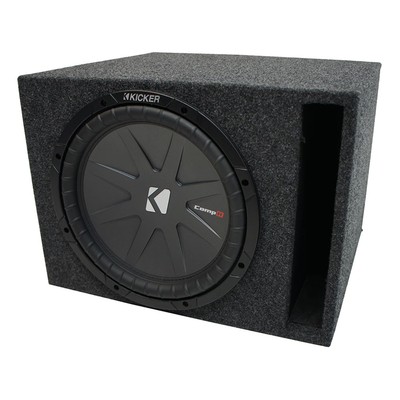 Universal Car Stereo Vented Port Single 15'' Kicker CompR CWR15 Sub Box 2 Ohm