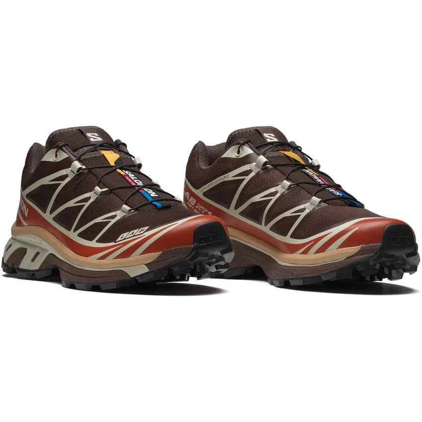 Salomon XT-6 Black Vibrant Orange for sale | eBay