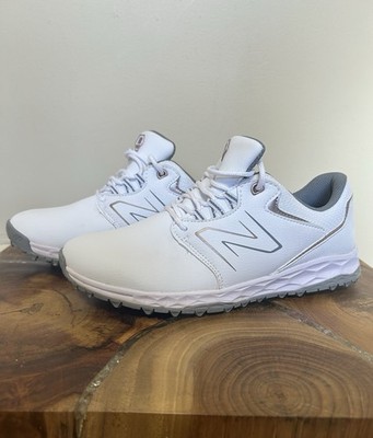 New Balance Women's Fresh Foam LinksSL V2 Golfin White W Rose Gold Accents.  7.5