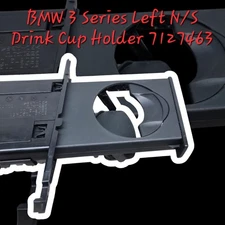 BMW 3 Series Passenger's Seat Left N/S Drink Cup Holder Black 7127463