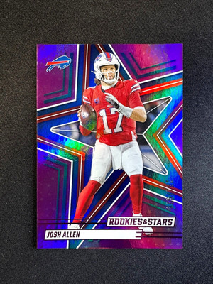 2025 Panini Rookies & Stars Josh Allen Purple HOLO #26 Buffalo Bills #d 291/999