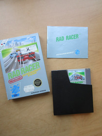 Rad Racer, NES Nintendo, OVP/CIB, Pal B, SCN Version!