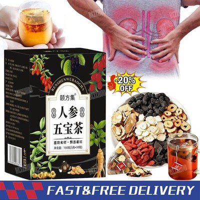 1box/30pcs Ginseng six treasure tea ,Kidney tea,liver tea,red date kidney health