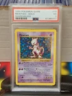 1999 Pokémon Base Set Unlimited Shadowless Mewtwo #10 Holo PSA 3