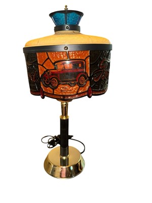 VTG 1970 FORD Dealer Desk Lamp Tiffany Style Table Light VTG 1970 FORD Dealer Desk Lamp Tiffany Style Table Light