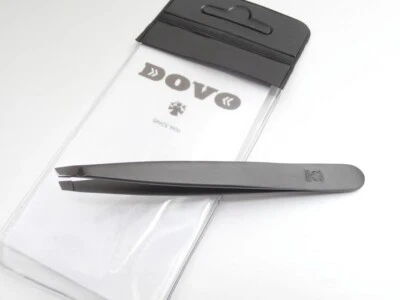 Tweezers DOVO Black SOLINGEN Slant STAINLESS Stainless Slant Tweezer!