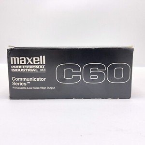 Ten Maxwell Professional Industrial Communicator Series C60 Cassette