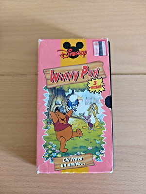 WINNY PUH CHI TROVA UN AMICO ... - VHS WALT DISNEY VS 8008 *RARA*