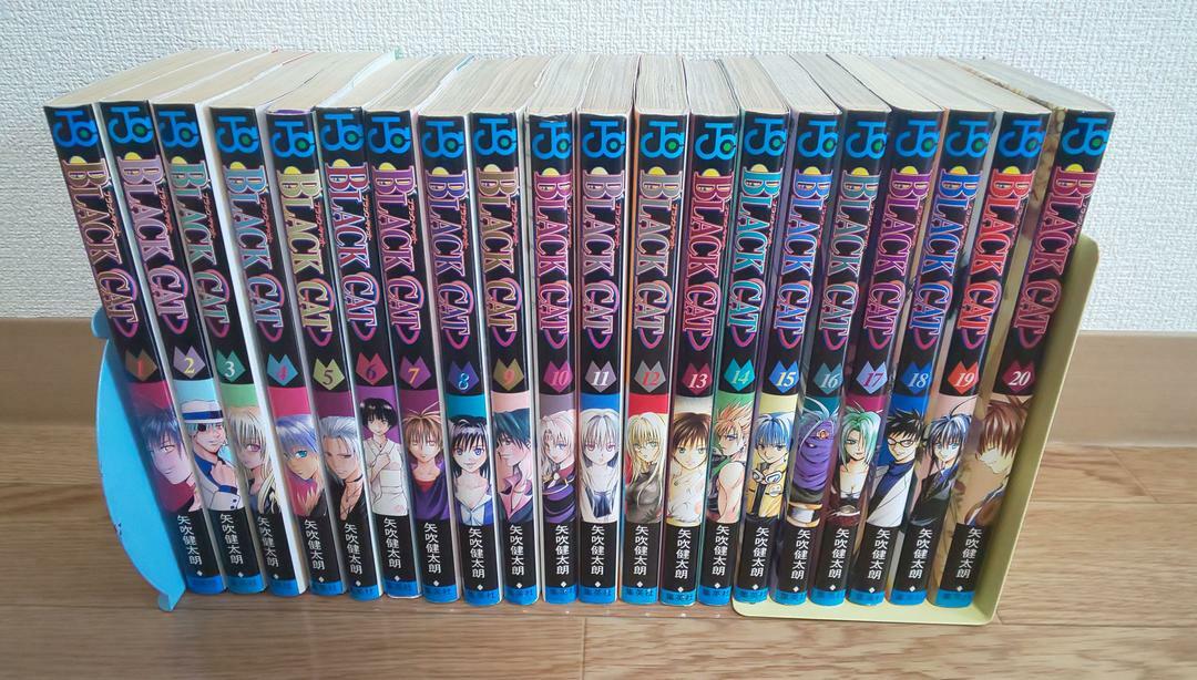 BLACK CAT Vol.1-20 Manga Comic Complete Lot Set Kentaro Yabuki